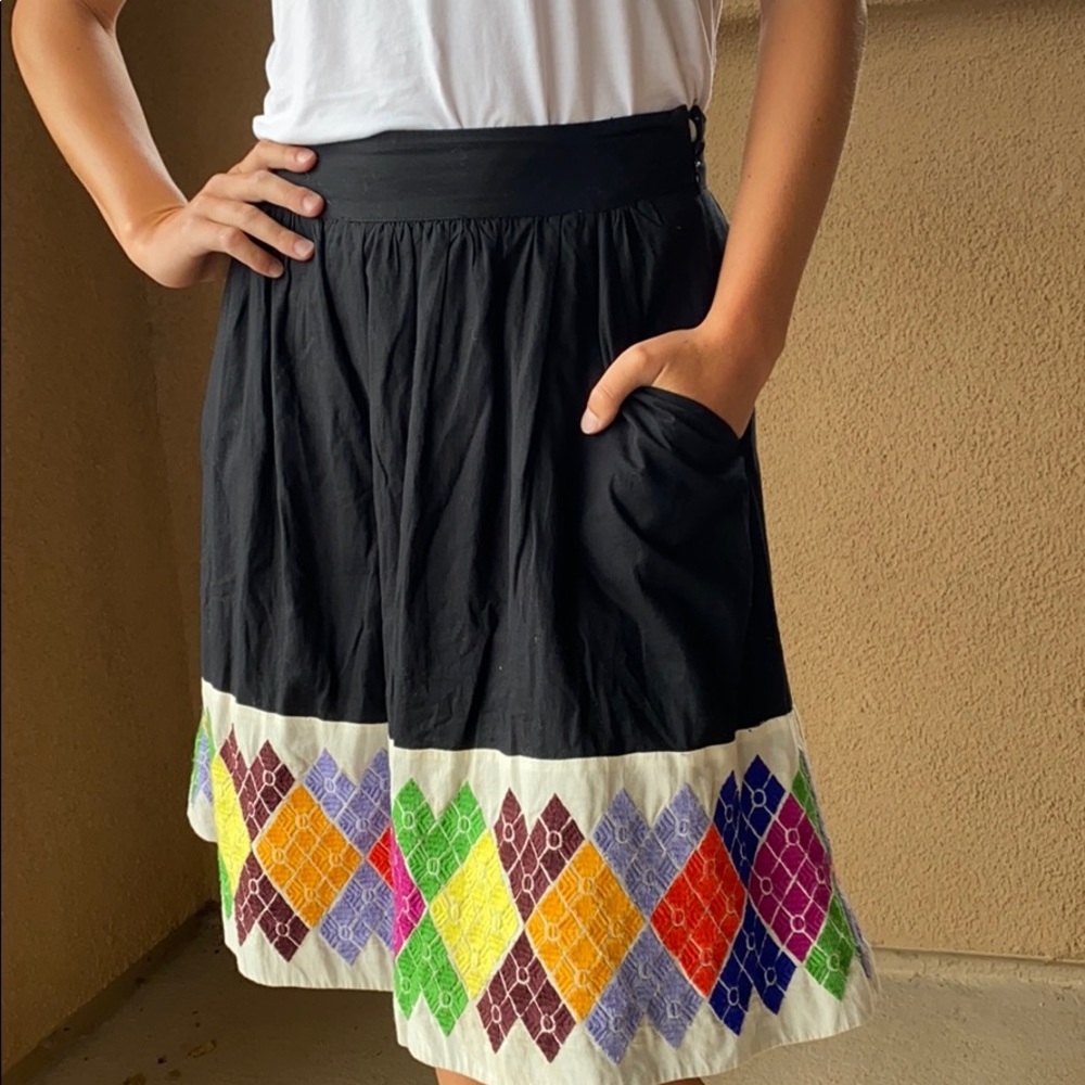 Anthropologie Boho Skirt